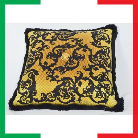 Versace Pillow Leather Cushion Pillow Cuscino Cojin Ciussin 